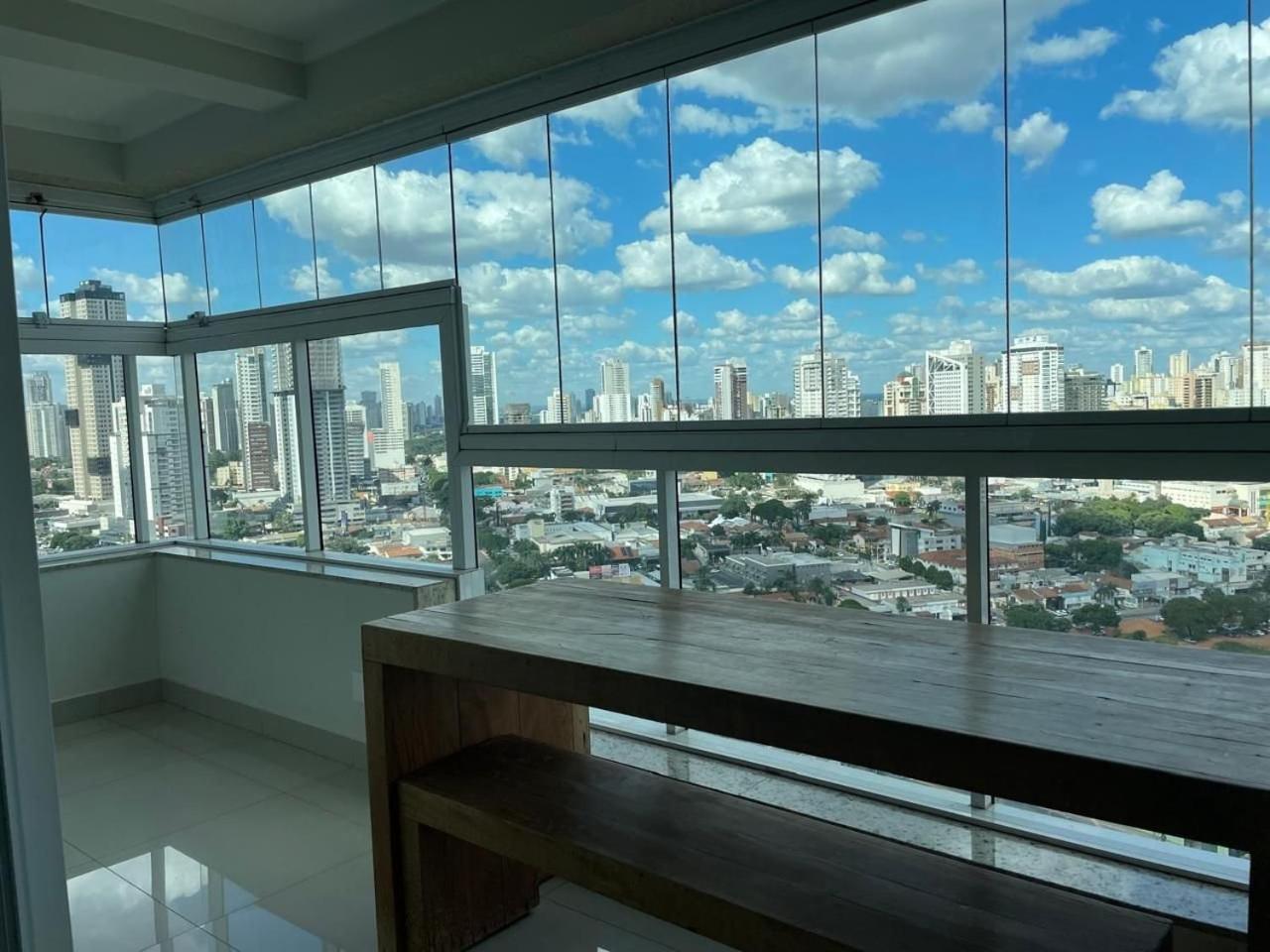 Moderno Flat Com Vista Para O Parque Vaca Brava 戈亚尼亚 外观 照片