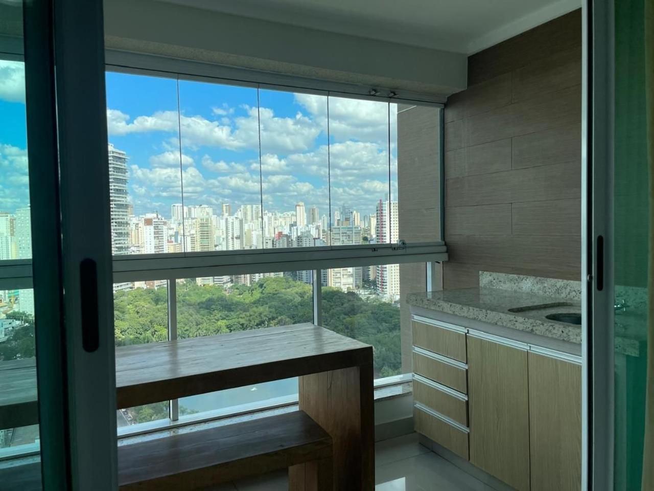 Moderno Flat Com Vista Para O Parque Vaca Brava 戈亚尼亚 外观 照片