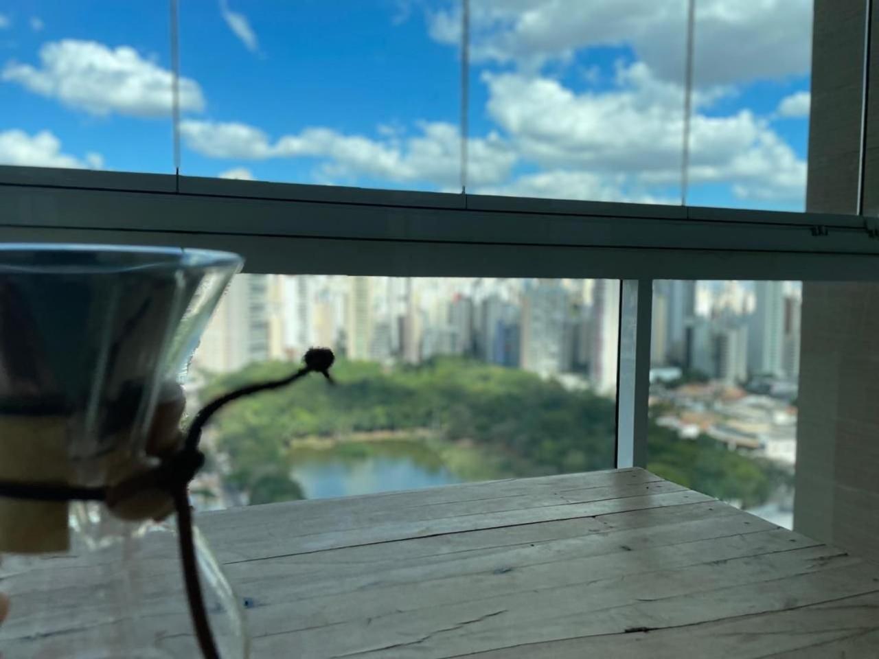 Moderno Flat Com Vista Para O Parque Vaca Brava 戈亚尼亚 外观 照片