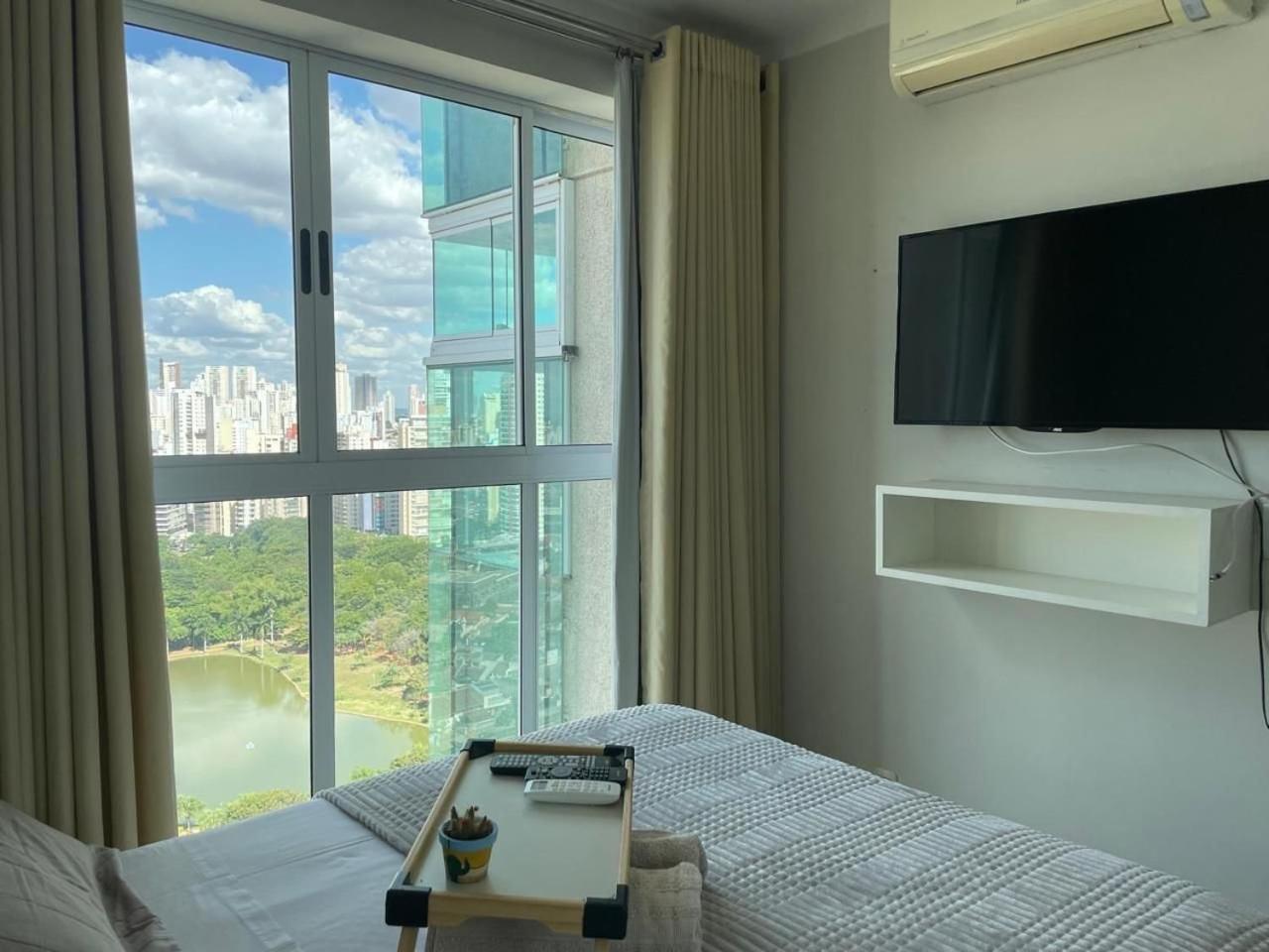 Moderno Flat Com Vista Para O Parque Vaca Brava 戈亚尼亚 外观 照片