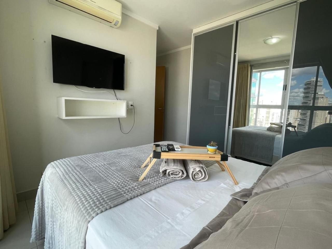 Moderno Flat Com Vista Para O Parque Vaca Brava 戈亚尼亚 外观 照片