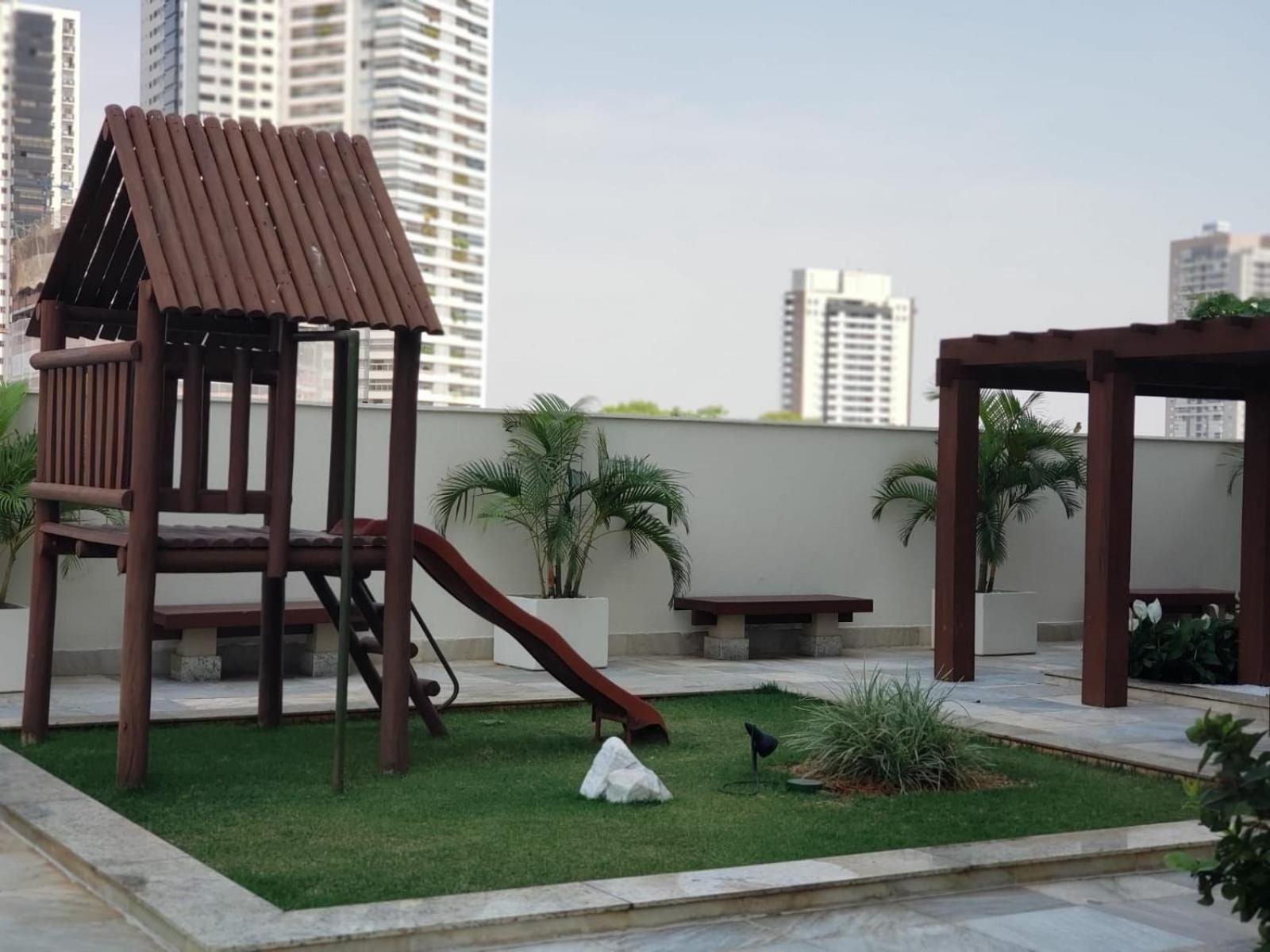 Moderno Flat Com Vista Para O Parque Vaca Brava 戈亚尼亚 外观 照片