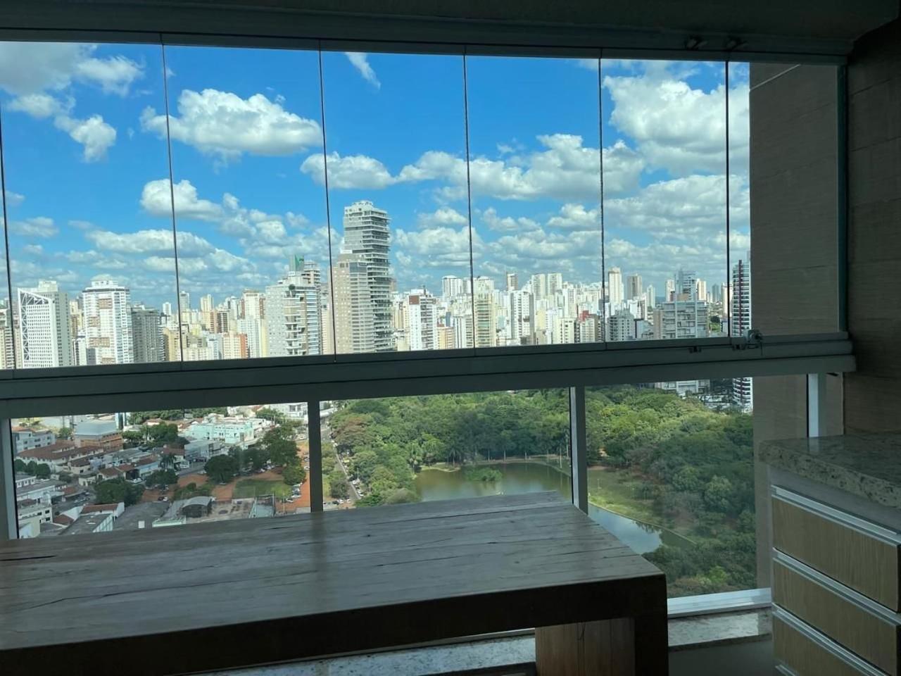 Moderno Flat Com Vista Para O Parque Vaca Brava 戈亚尼亚 外观 照片