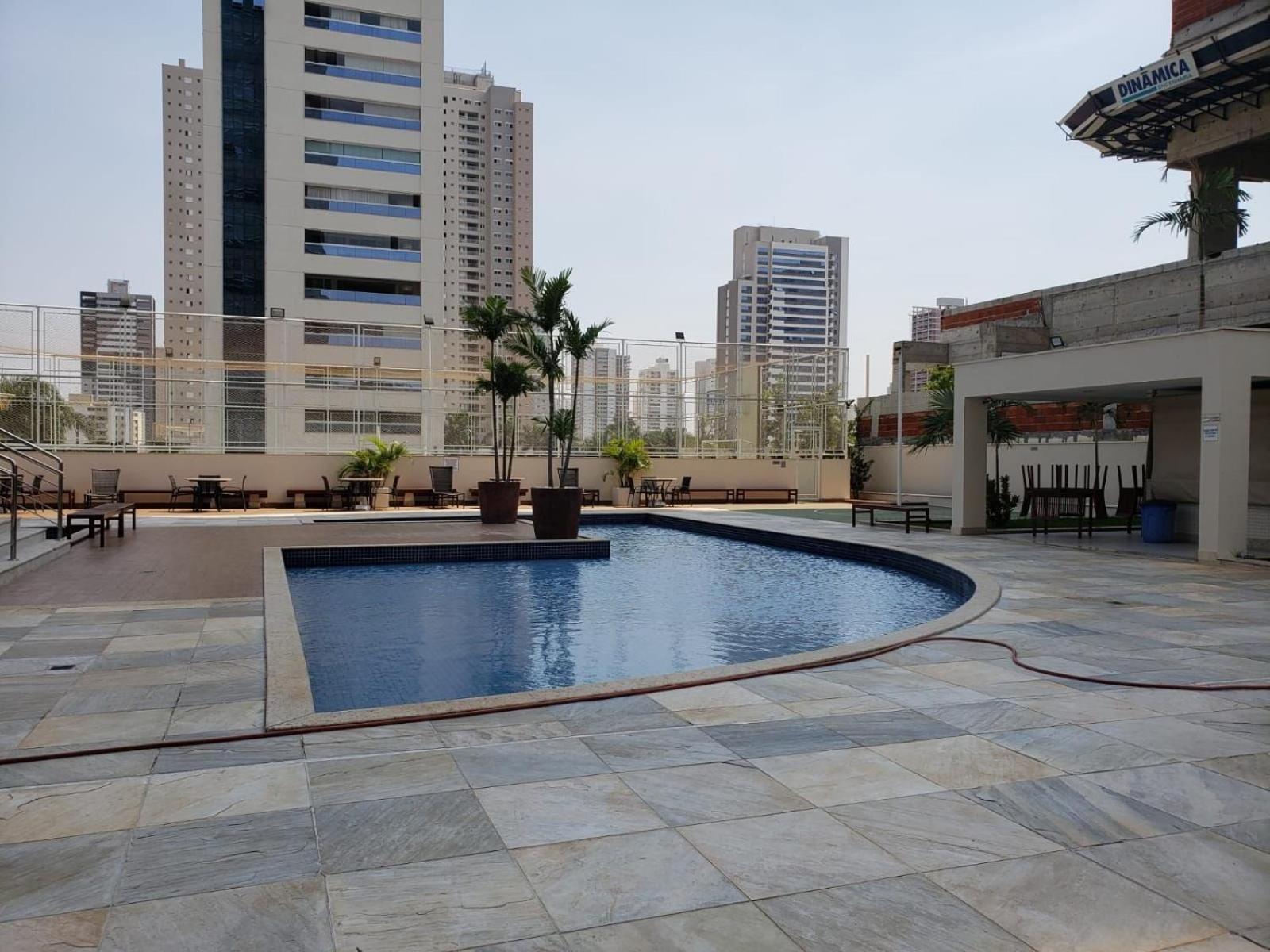 Moderno Flat Com Vista Para O Parque Vaca Brava 戈亚尼亚 外观 照片